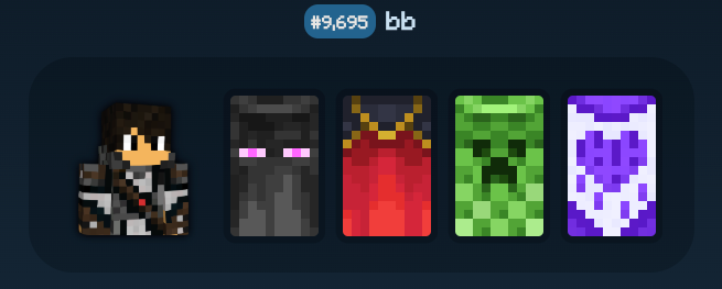 Compte 'bb' #9695 — pseudo 2 lettres avec capes rares